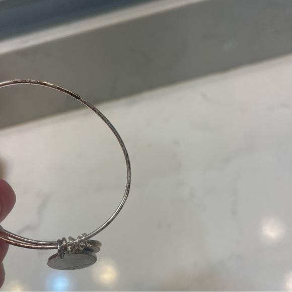 Alex and Ani Soccer Ball Charm Bangle Bracelet Team USA - Picture 4 of 6